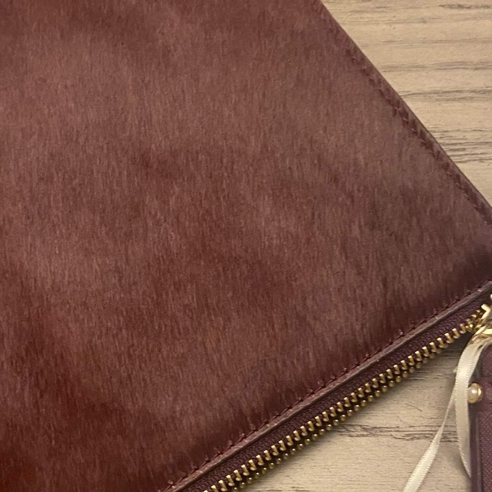 Kate Spade Plum Calfskin Clutch Bag - Picture 4 of 10
